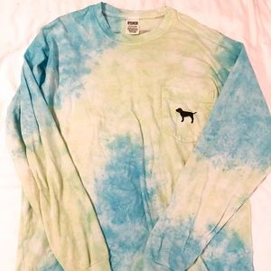 tie dye PINK long sleeve